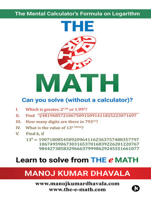 cover image of The E Math
